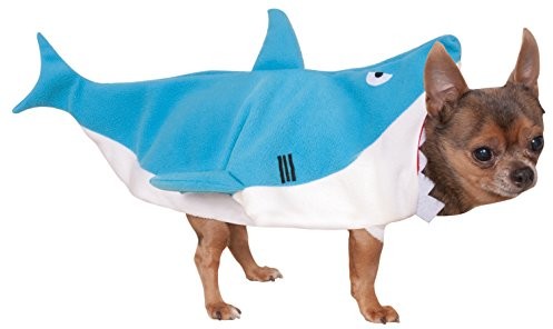 Rubie's rubie 's oficjalny Pet pies kostium, Shark, średni, wiele 580080-M