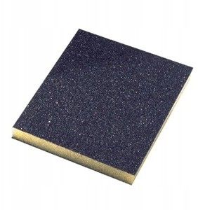 Gąbka ścierna 2-stronna 123x98x13 mm P-150