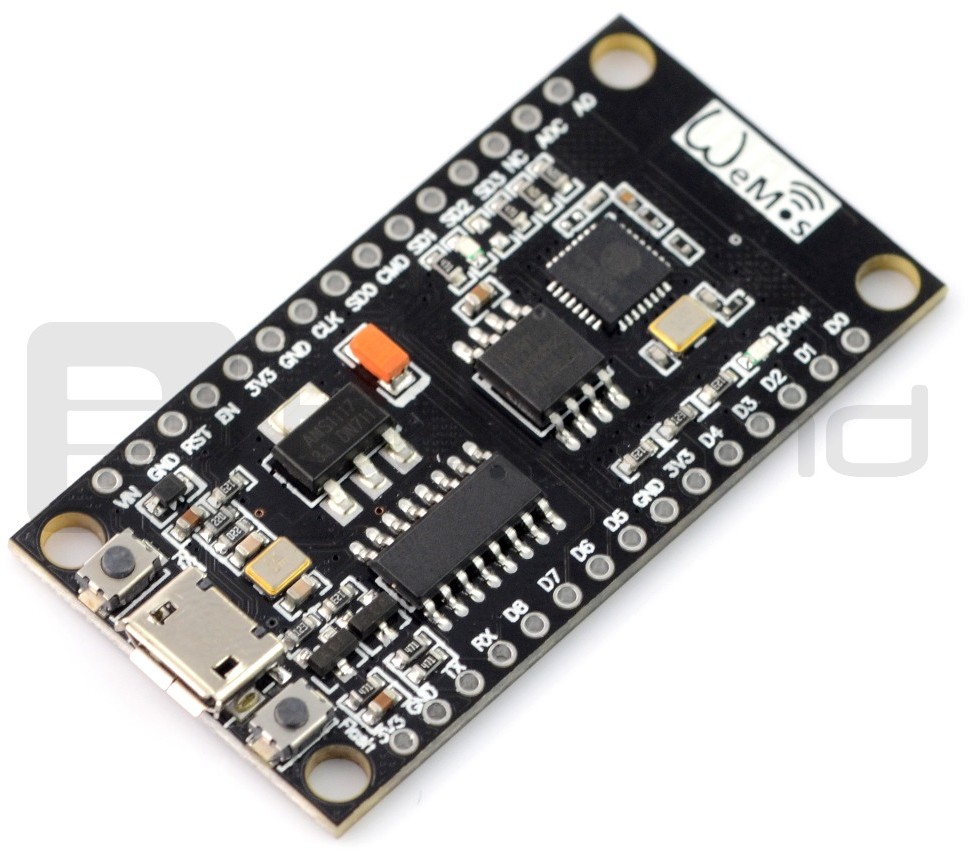 Moduł WiFi ESP8266 Wemos NodeMCU V3 32MB - 11 GPIO, ADC, PWM GRL-10908