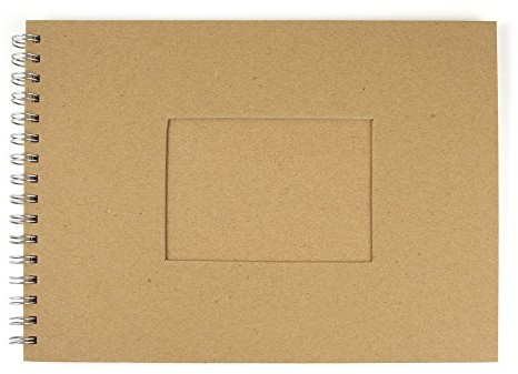 Rayher Hobby Rayher 8161000 album z passe-partout Stanzung, QF, DIN A4, 30 arkuszy, prostokątna, 190 G/M2 8161000