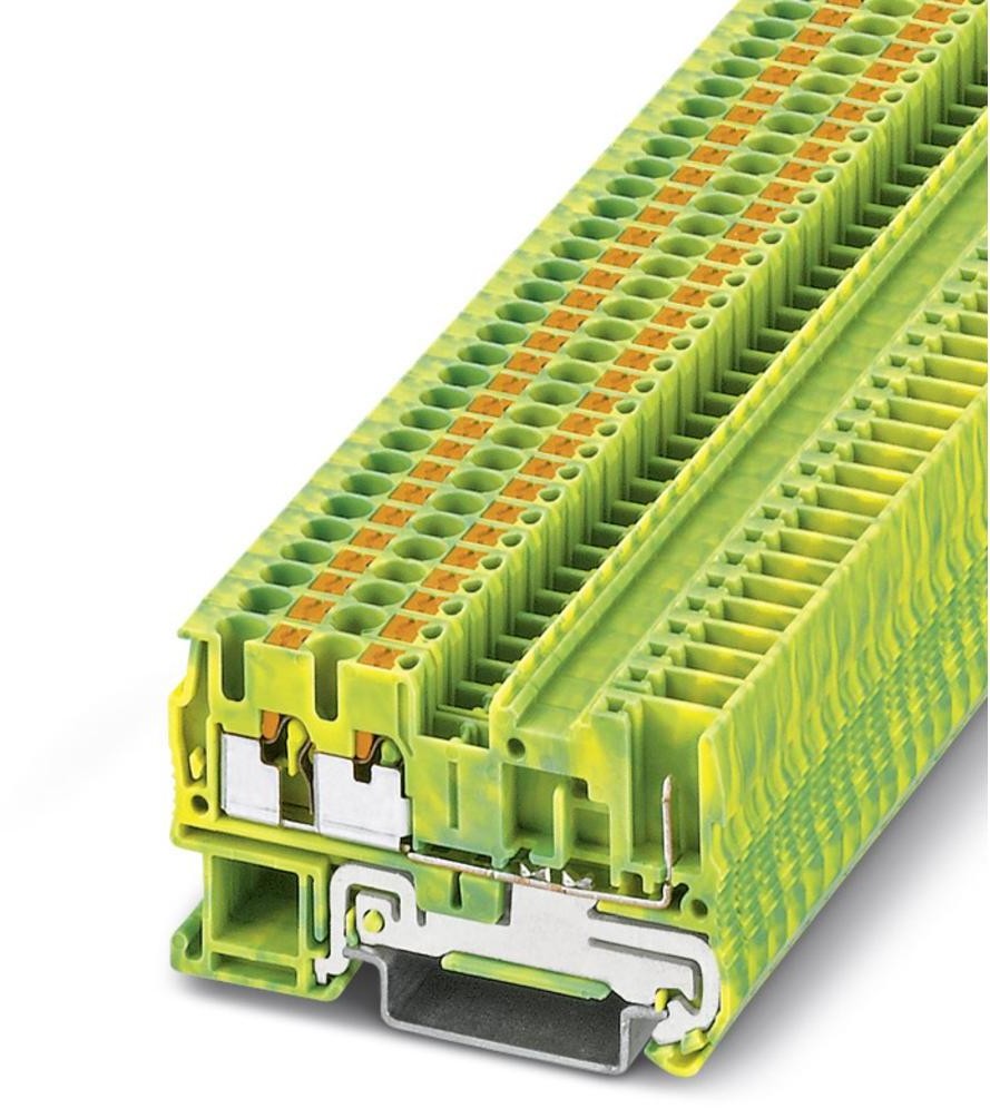 Phoenix Contact Zacisk przewodu ochronnego PT 2 5-TWIN/1P-PE PT 2 5-TWIN/1P-PE Phoenix Contact 3209659 zielono-żółty Zawartość 50 szt PT 2 5-TWIN/1P-PE