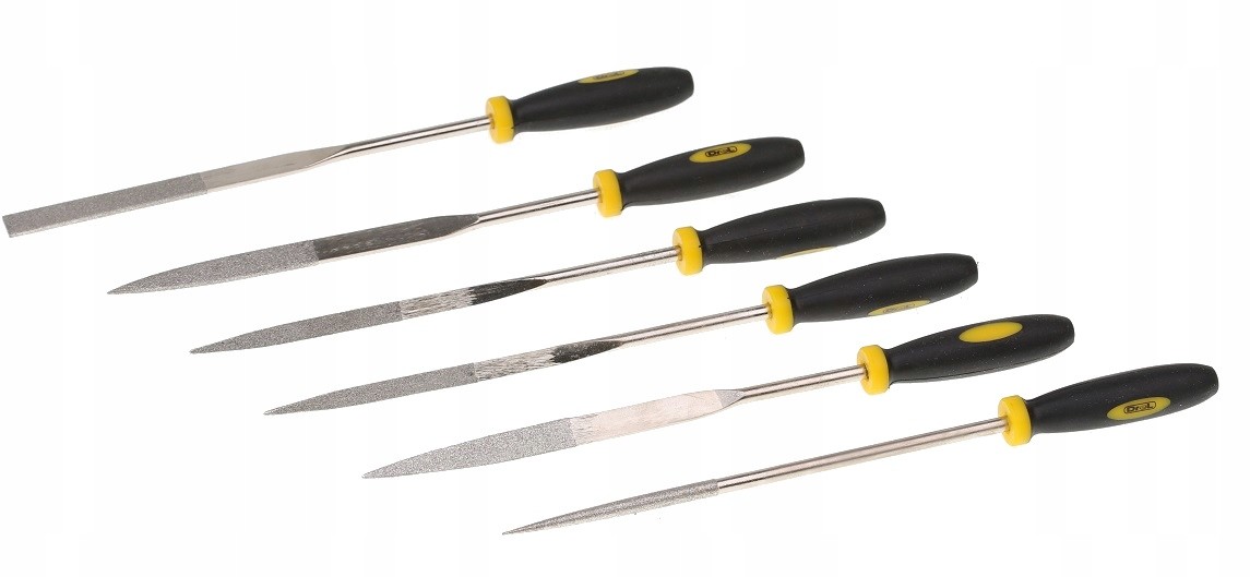 Pilniki Iglaki Do Metalu 160 mm Zestaw Diamentowe