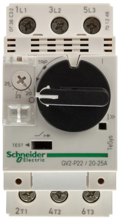 Schneider Electric Wyłącznik silnikowy 3P 11kW 20-25A GV2P22