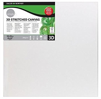 Daler Rowney 515085050  Simply Canvas 3d, 50 x 50 cm 515085050