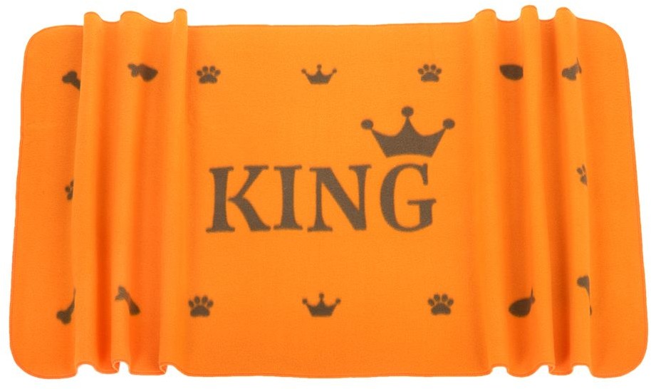 Zooplus Exclusive KING Kocyk Kingsday pomarańczowy Dł x szer 140 x 70 cm