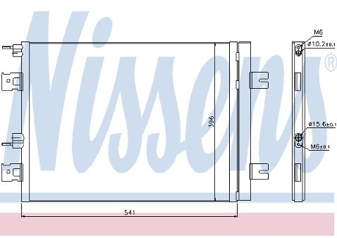 NISSENS Skraplacz, klimatyzacja 940262