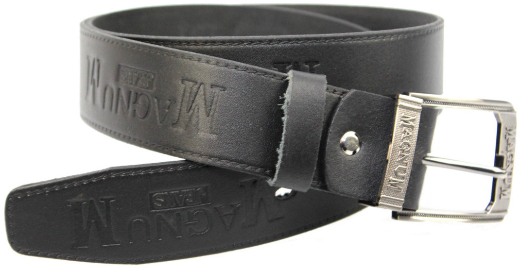 Complex (PL) Pasek Skórzany (PL) Tłoczony Napis 