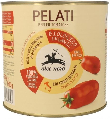 Horeca POMIDORY PELATI BIO 2,5 kg - (ALCE NERO)