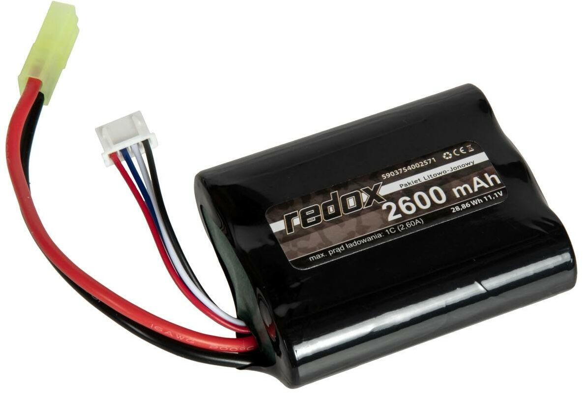 REDOX Akumulator ASG Li-Ion 2600 mAh 11,1V - Mini Tamiya (RDX-06-034324) G RDX-06-034324