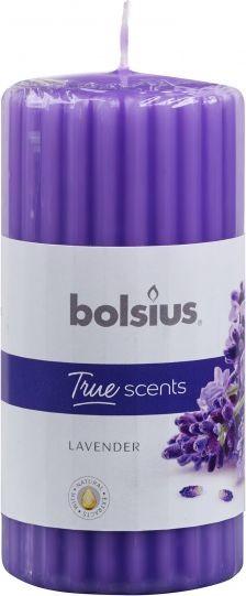 NoName świeca zapachowa True Scents Lawenda 12 cm wosk fioletowy twm_479946