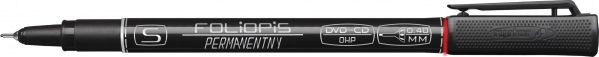 Rystor Foliopis CD/DVD 0,4mm czerwony RX1005