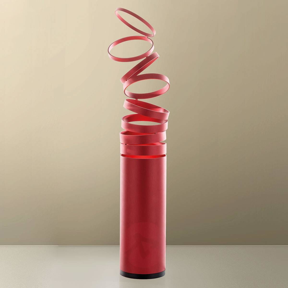 Artemide Decomposé lampa stołowa czerwona