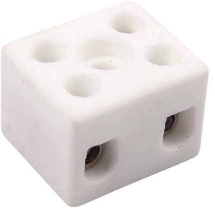 Simet Przedsiębiorstwo S.A. Złączka gwintowa porcelanowa 4mm2 2-tory biała CPO-5A-2P 80712516