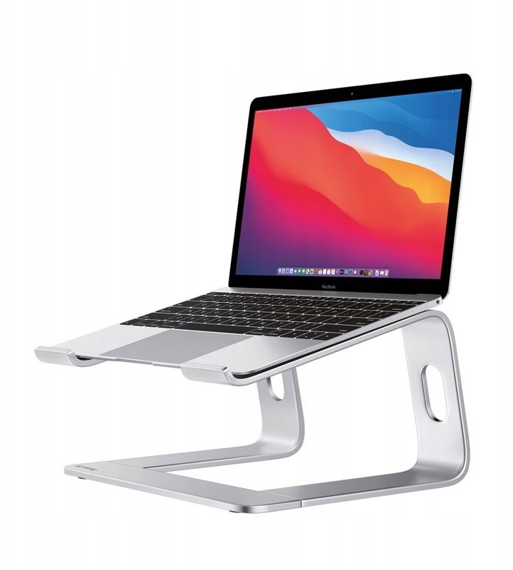 Crong AluBench - Aluminiowy stojak pod laptopa (sr