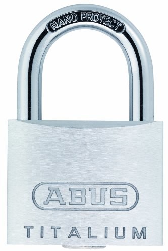 Abus ABUS 56960 Titalium 64TI/40 Quads kłódka, zestaw 4 sztuk z 5 kluczami, od razu się zamyka 569609