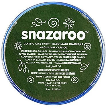 Snazaroo farba do makijażu ciemnozielony 1118455