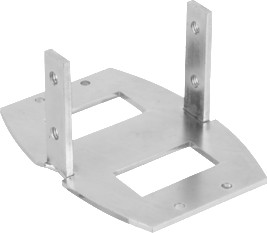 Simon Simon Connect Podstawa do minikolumny dwustronnej owalnej ALK72x/8 (element zapasowy) aluminium RALK006/8 RALK006/8