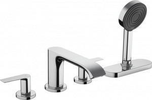Hansgrohe 75444000 Vivenis 4-otworowa bateria do montażu na brzegu wanny z sBox chrom