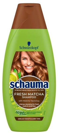 Schauma Fresh Matcha Szampon do włosów przetłuszczających się i suchych 400ml