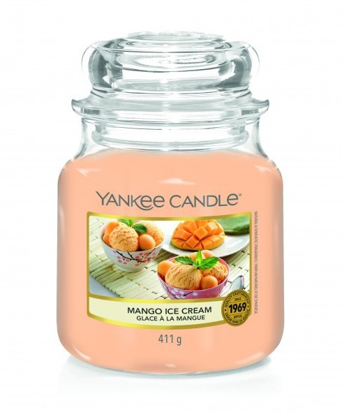 Yankee Candle ŚWIECA MANGO ICE CREAM 411G 5038581134147