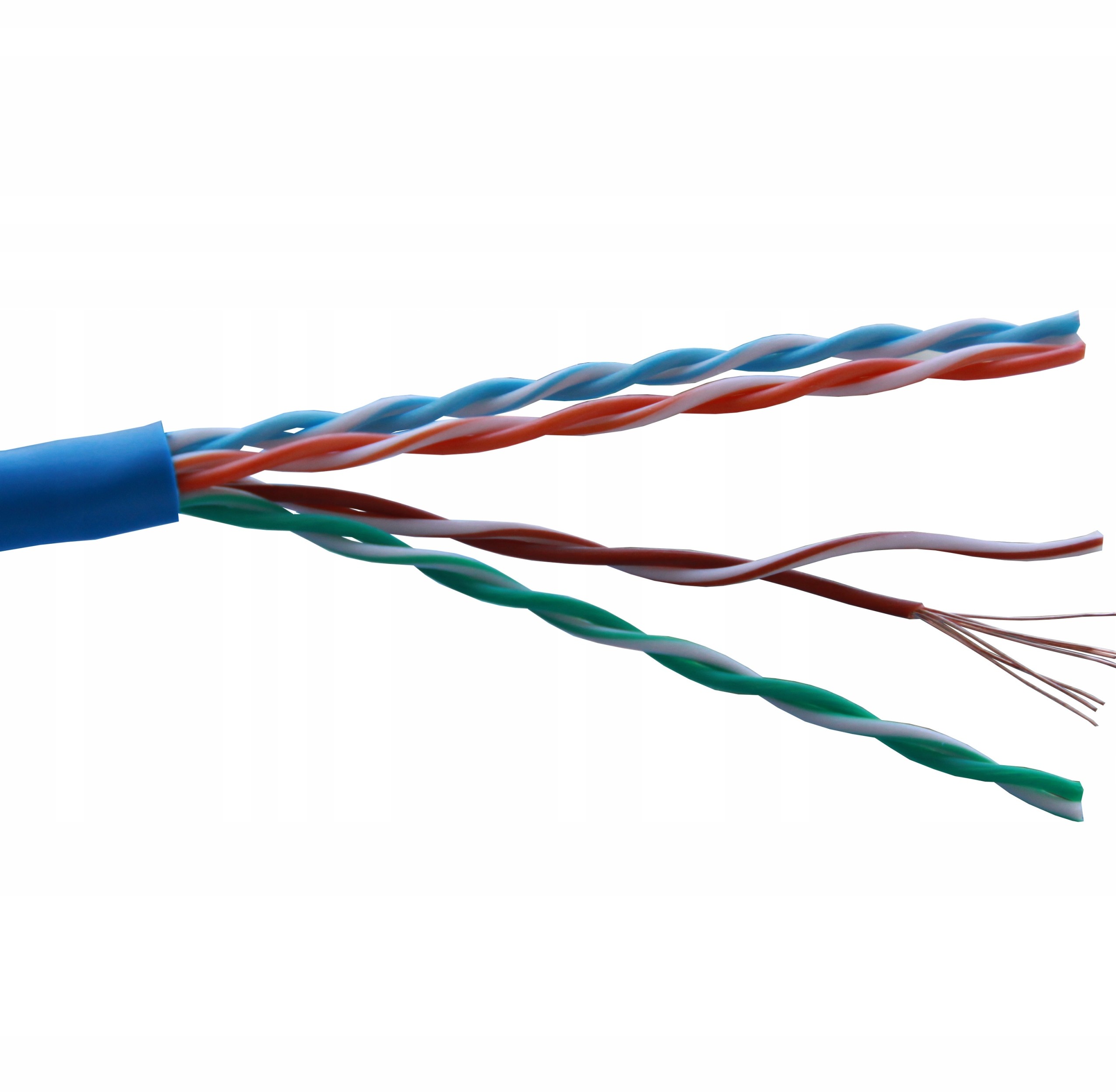 kabel skrętka linka 5e Utp niebieski - Telegartner