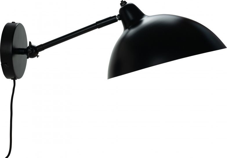 NoName Kinkiet lampa ścienna Futura 26 x 16 cm E14 stal czarna twm_989569
