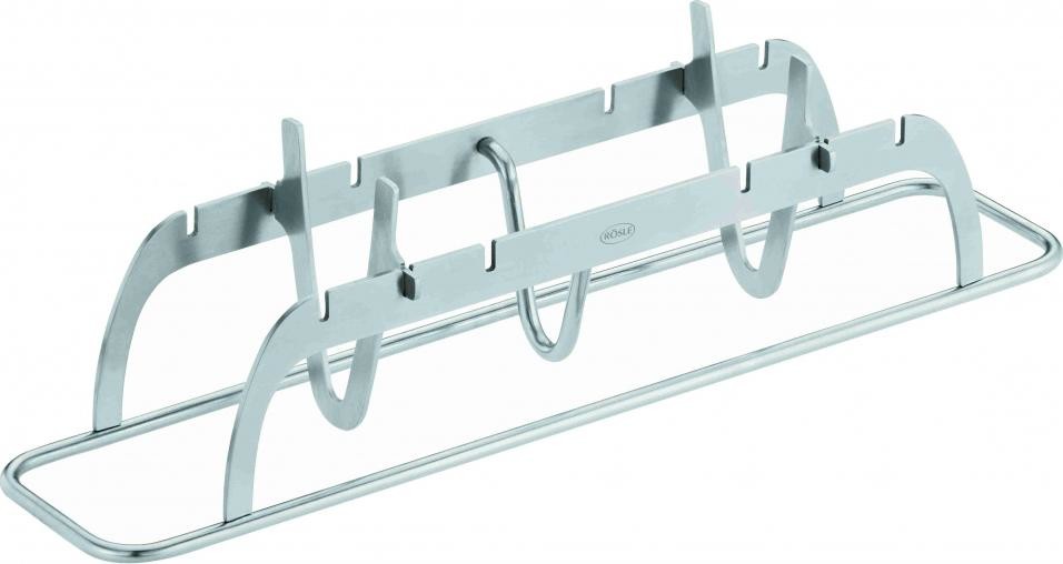 Rosle stojak na ryby Barbecue 30,3 x 6,5 cm stal nierdzewna srebrna twm_609868