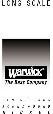 Warwick 46055 RED.055, Nickel-Plated Steel, struna pojedyncza do gitary basowej