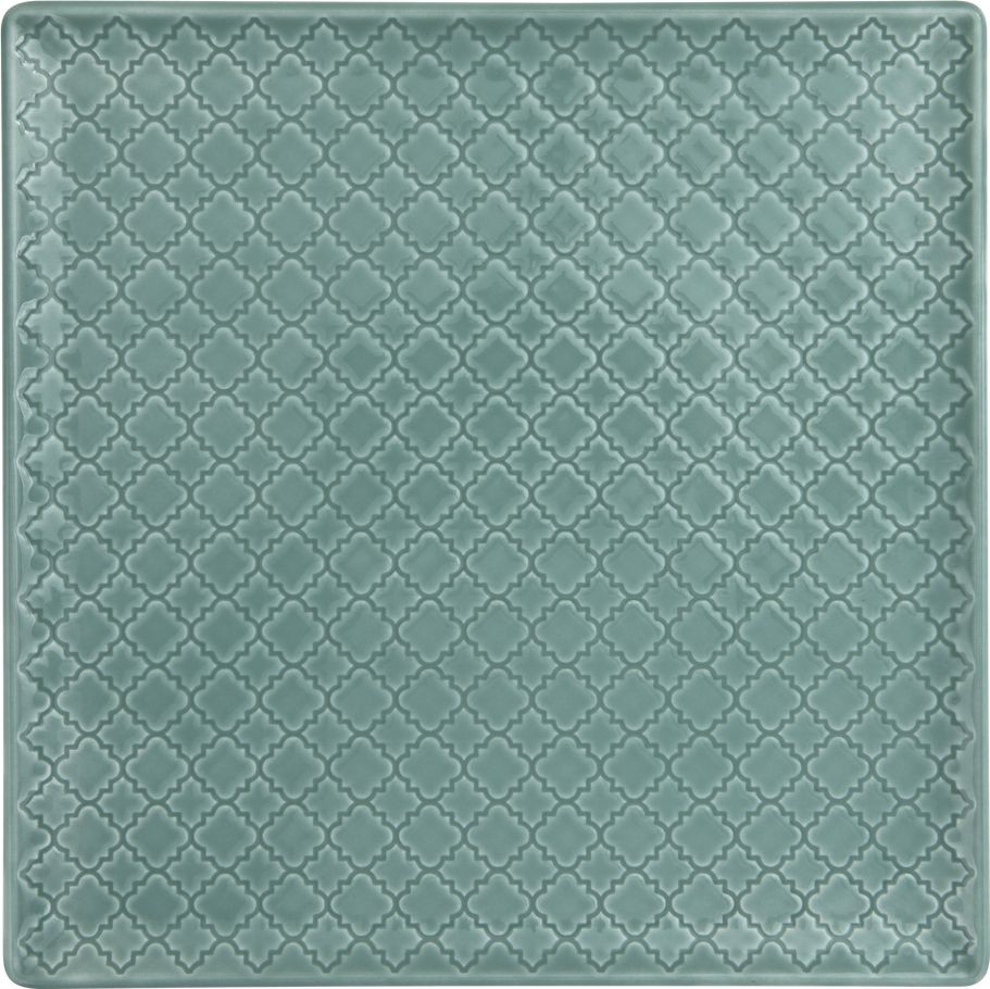 Lubiana Talerz płytki kwadratowy 25,5cm Marrakesz morski 300683