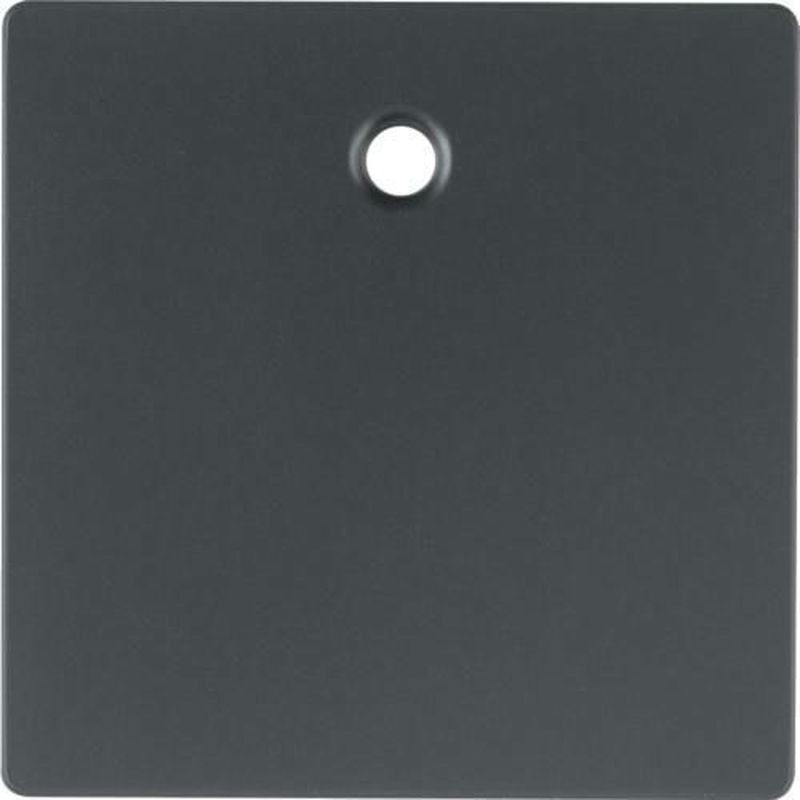 Hager sp. z o.o. Płytka czołowa do łącznika cięgłowego Berker Q.1/Q.3 antracyt aksamit 11466086