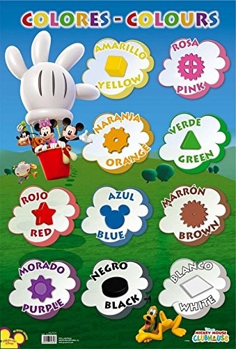 Unbekannt Lamina didactica PCW colores-Mickey Club House Erik LPD-201