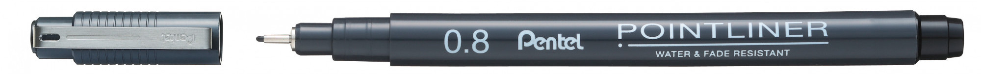 Pentel Cienkopis Pointliner czarny 0,8mm CIP.019