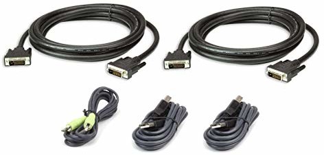 Aten 2L-7D03UDX5 USB DVI-D Dual Link Secure KVM Zestaw kabli Zestaw kabli do podłączenia do DVI-D Dual Link Dual Display Secure KVM 2L-7D03UDX5