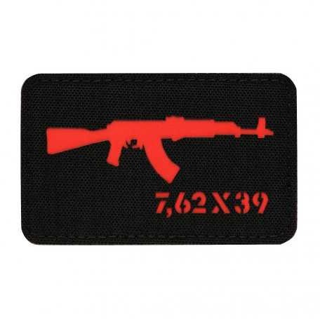 Helikon TEX M-Tac naszywka AKM 7,62x39 Laser Cut Ranger Black/Red M-TAC.51110233