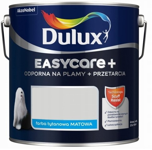 Dulux EasyCare+ Plus 2,5L Biała