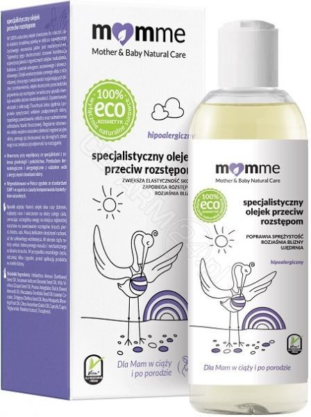 MomMe  Specjalistyczny olejek przeciw rozstępom, 150ml