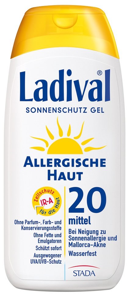 Ladival STADAvita GmbH żel do skóry alergcznej z filtrem SPF20 200 ml