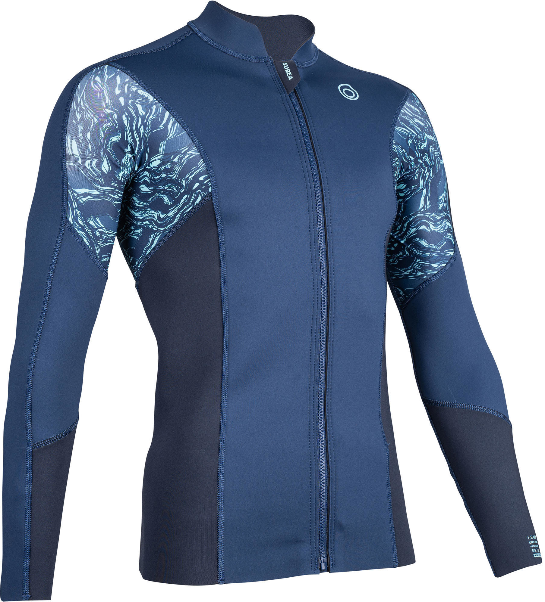 SUBEA Top Długi Rękaw Do Snorkelingu 900 Z Neoprenu Męski 3583787775561