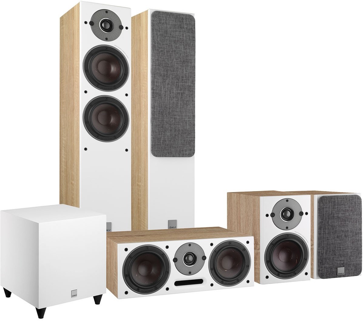 Dali Zestaw głośników Oberon 5/1/Vokal/Sub C-8 D Kolor Biały