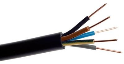 Elektrokabel Kabel energetyczny ziemny YKY 5x10 żo 0,6/1kV YKY5X10