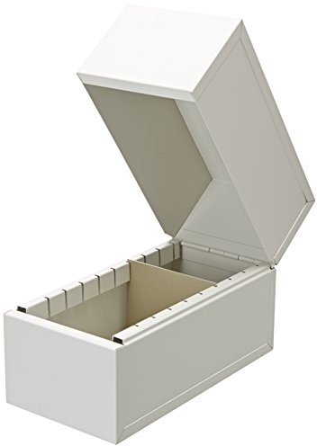 Exacompta 54711e Index card tray, DIN A7 na wysokim poziomie, szary 54711E