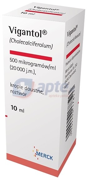 Merck Vigantol 500g/ml (20 000 IU) krople 10ml