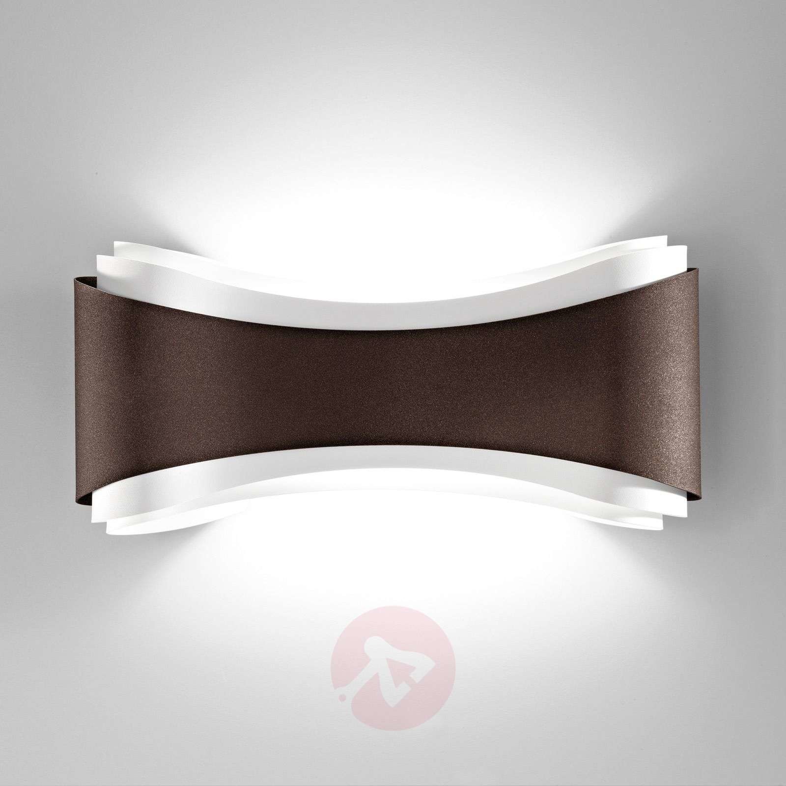 Selene Kinkiet LED Ionica ze stali, brąz