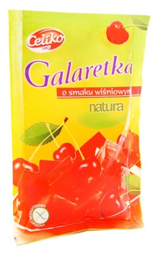 Celiko Galaretka o smaku wiśniowym bezglutenowa - 75g 02603