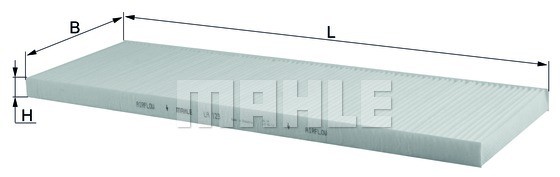 Mahle FILTR PYŁKOWY KABINOWY KNECHT LA 123 FIAT