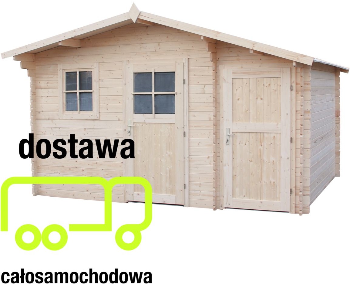 Megiw Domek ogrodowy DOBLO BIS z podłogą 416 x 366 cm