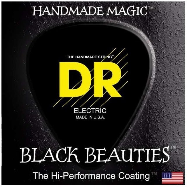 DR BKE-10/52 struny do gitary elektrycznej 10-52 Black Beauties