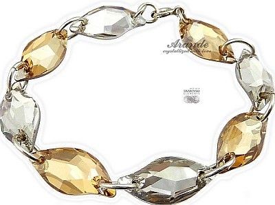 Swarovski Arande Bransoletka Golden Leaf Crystal 2290291911