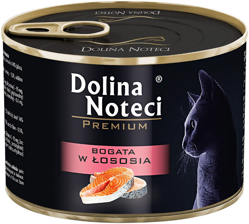 Dolina Noteci Premium Karma z łososiem dla kota 185g