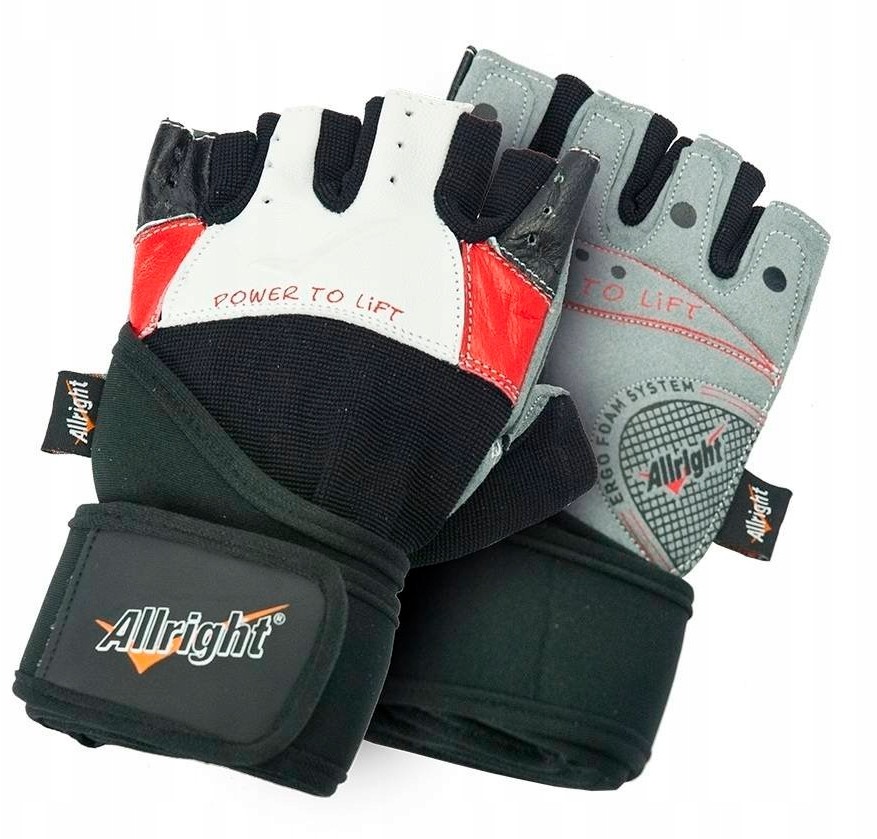Rękawice Kulturystyczne Power Allright # XL